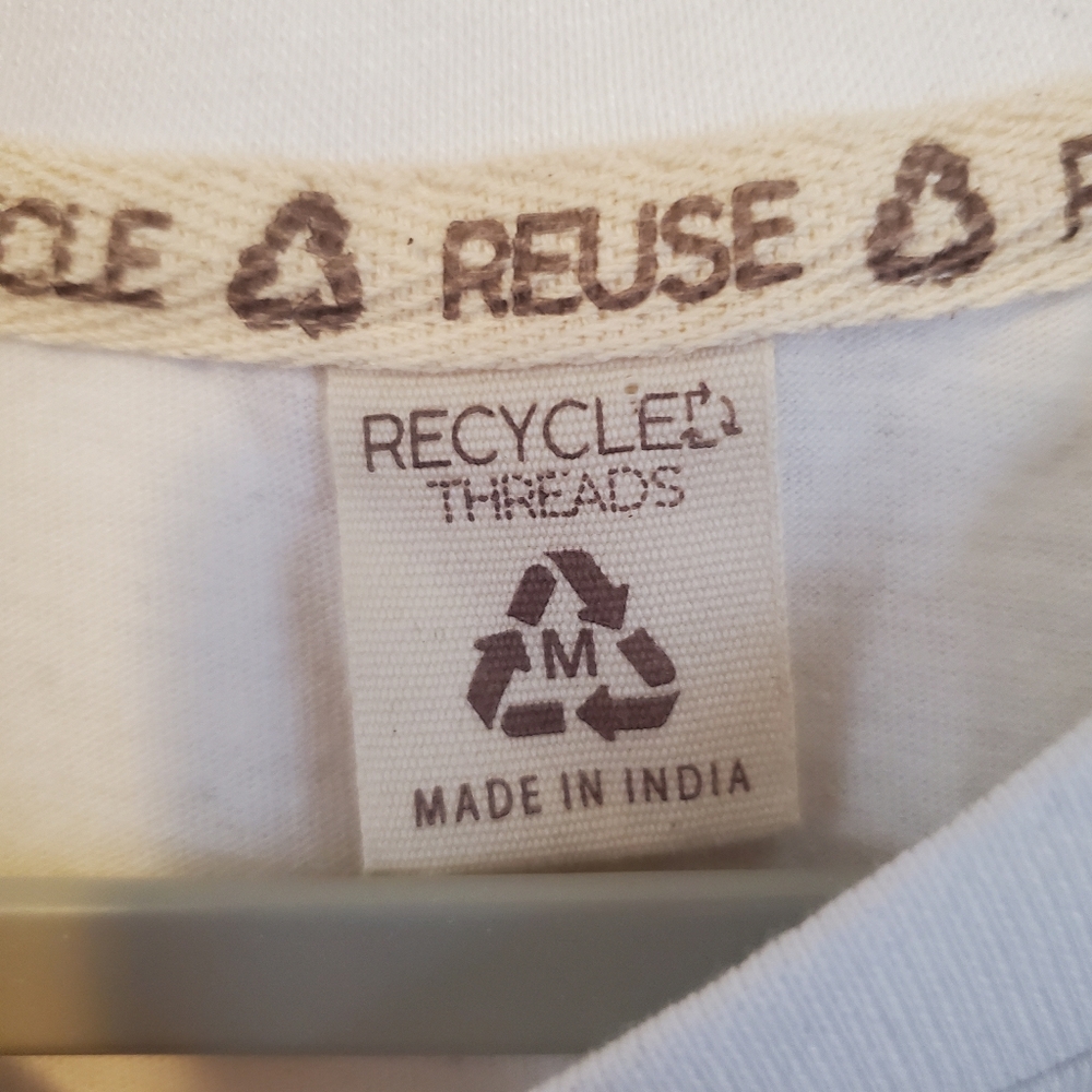 Recycled Threads Cropped "Tennis" T-Shirt - Picture 2 of 7